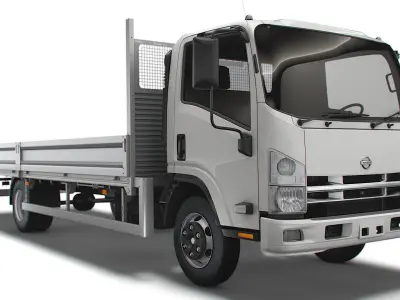 Nissan Atlas H43 Rigid body truck 2021 3D model