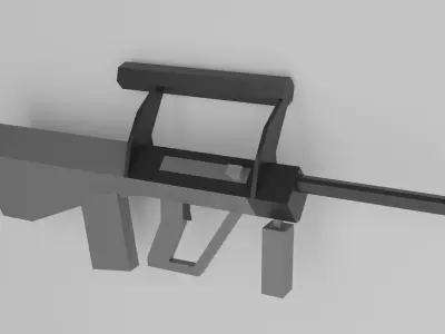 Weapon Pack Low-poly 3D model