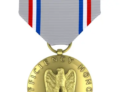 US Air Force Good Conduct Medal 3D model