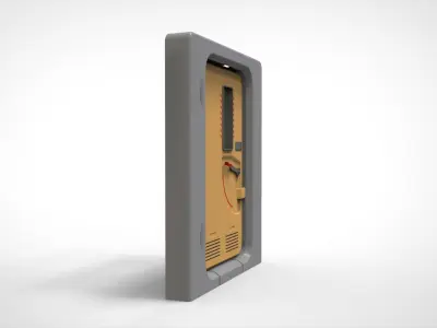 sci fi door 9 3D model