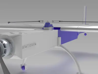 3D Printable RC Plane BowerBird 3D print model