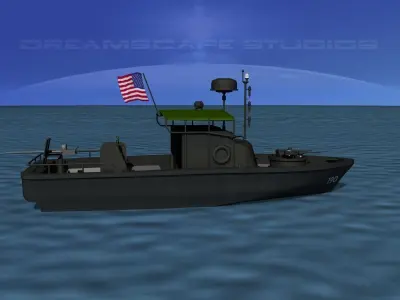 PBR Patrol Boat Riverine 3D model