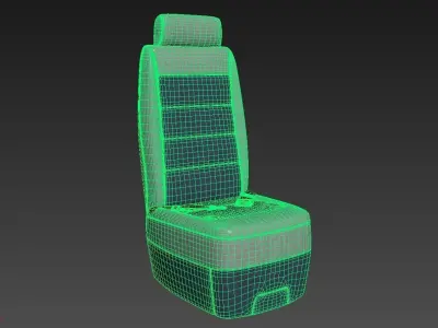 Airplane Seat 2 3D model
