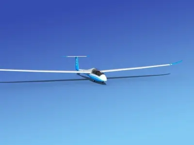 Duo Discus Sailplane 3D model