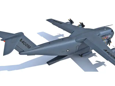 Atlas Airbus A400M Aircraft 3D model