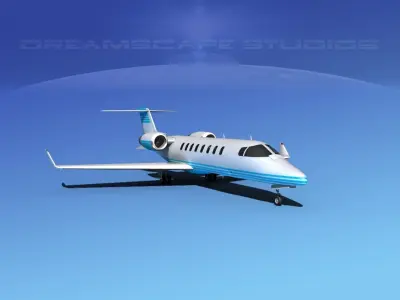 LearJet 45 V06 3D model