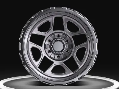 AVS Progressive 4x4 Wheels 3D model