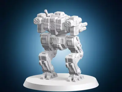 Viking VKG 2F BattleMech Assault Miniature 3D print model