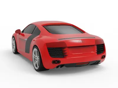 Audi R8 Car Free 3D model