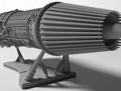 jet engine for Print 3D print model