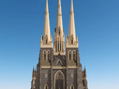 St Patricks Cathedral Church Melbourne 3D model