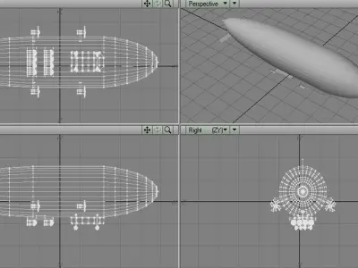 Zeppelin - Classic 3D model