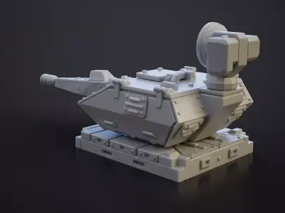 Skynex Anti-Aircraft System 3D-Printed 1-100 Scale 3D print model