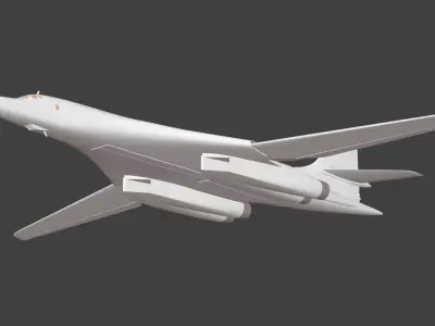 tu-160 3D print model
