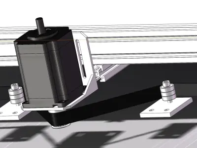 Large lifting mechanism 3D model