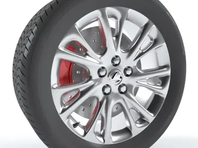 Lexus HS 250h Wheel 3D model