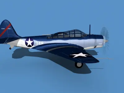 Douglas TBD-1 Devestator V18 3D model