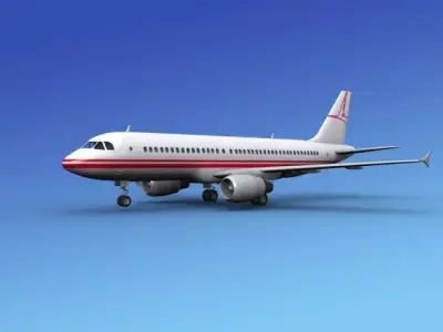 Airbus A320 Corporate 3 3D model