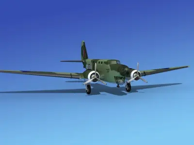 Douglas B-18A Bolo V14 3D model