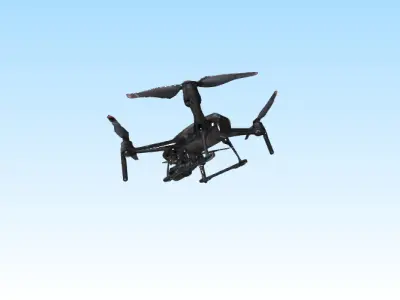 Quadcopter Drone 3D model