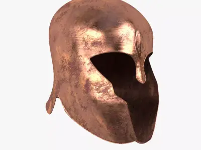  Achilles Helmet Model Realistic- Low Poly Low-poly 3D model