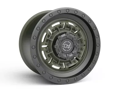 Black Rhino Abrams Olive Drab Green 3D model