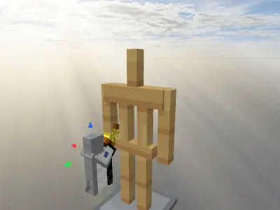 Electro Gun - Minecraft 3D model