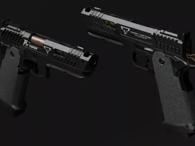 JW4 TTI Pit Viper Low-poly 3D model