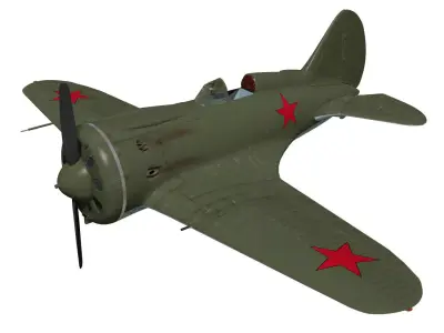 Polikarpov I-16 Rata Type10 3D model