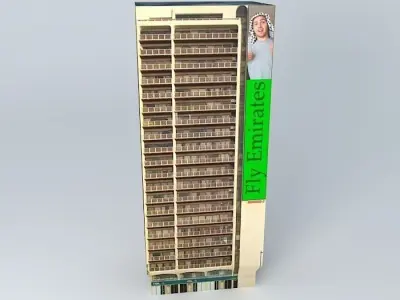 Habib Bank Tower Free 3D model