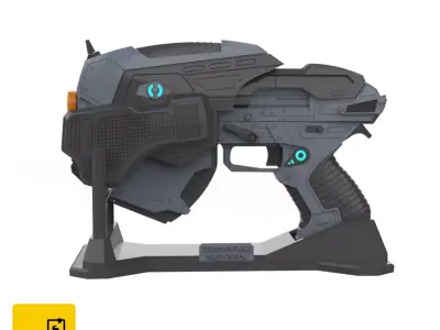 Snub Blaster - Gears of War - Commercial - Printable STL 3D print model