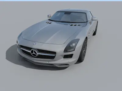 Mercedes SLS AMG Free 3D model
