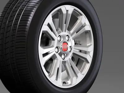 Fiat Talento Van wheel 2016 3D model