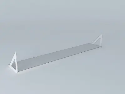 shelve 3D model shelf Free 3D model
