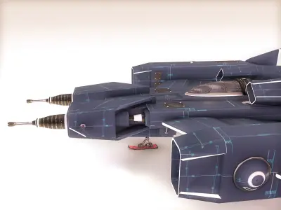 Space Fighter 3D model