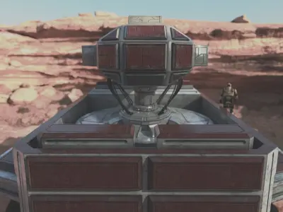 Scifi Truck Canon  Free 3D model