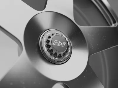 HRE 305M Monoblock Centre Lock Rim 3D model