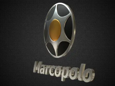 marcopolo logo 3D model