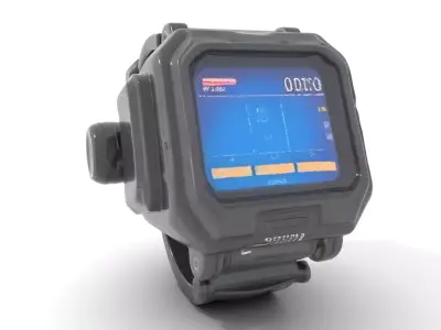 Tactical Digital Watch Model Pack Low-poly 3D model