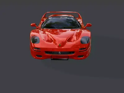 Ferrari f50 3D Model Free 3D model