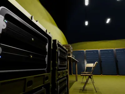 MILITARY COMMUNICATION ROOM 3D model