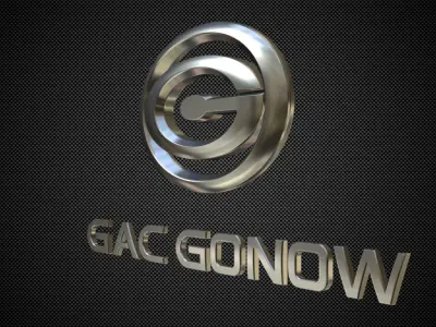 gac gonow logo 3D model