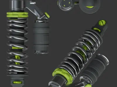 Shock Absorber 3D model