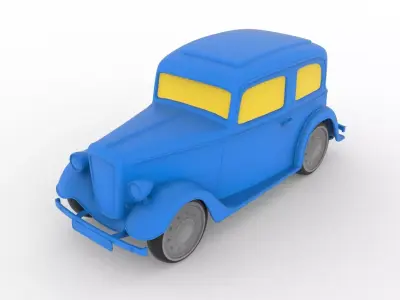 Austin 7 1934 Classic Car 3D print model