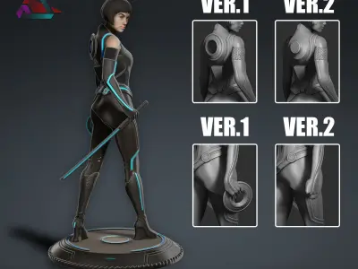 Quorra -  Tron 3D print model purchase