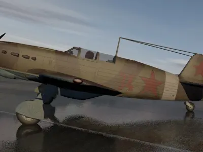 Yakovlev Yak-7 3D model
