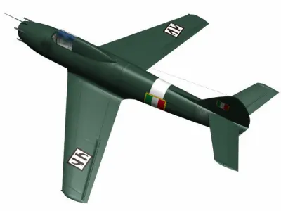 reggiane re2007 3D model