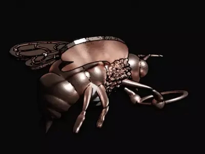 bee pendant Free 3D print model