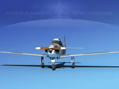 Mooney M-18 Mite USAF 2 3D model