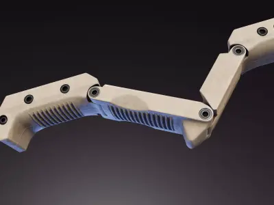 Adjustable Front Grip Low-poly 3D model